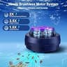 Poolease X1A Dual-Motor Cordless Pool Vacuum with Wide Suction Port Design