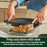 Cuisinart ClearView 4-Quart Ceramic Air Fryer with Glass Viewing Window
