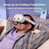 KIWI Design K4 Ergonomic Comfort Head Strap Upgrade for Meta Quest 3 and 3S Headsets