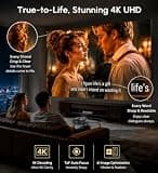 Daytime 4K Home Theater Projector with MEMC Motion, Dolby Audio, and Auto Setup