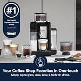 De'Longhi Rivelia Fully Automatic Espresso Machine with Bean Switch System