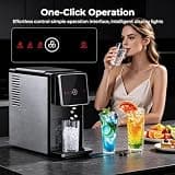Antarctic Star Countertop Nugget Ice Maker with Automatic Dispenser and Touch Screen