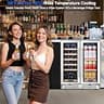 BODEGA 24-Inch Dual Zone Wine and Beverage Refrigerator with Independent Doors