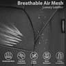 CAR PASS Universal Faux Leather & 3D Air Mesh Full Seat Cover Set for SUVs