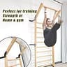 FC FUNCHEER Solid Wood 11-Rod Gymnastics Stall Bar with Pull-Up Station