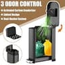 Organizelink 3.2-Gallon Stainless Steel Outdoor Trash Can with Bag Dispenser