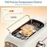 XIXUBX 20-Bar Compact Espresso Maker with PID Temperature Control and Manual Milk Frother