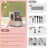 OctHope 3-in-1 Electric Makeup Brush Cleaner & Dryer with Seasonal Timer