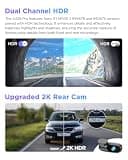 VIOFO A229 Pro 4K HDR Dual Dash Cam with Flagship STARVIS 2 Sensors & GPS