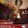 HRANBOTY 50-Foot 504-LED Faceted Bulb Icicle Lights with Dimmable Settings