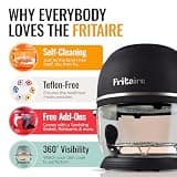 Non Toxic Air Fryer Pro 5-Quart 9-in-1 Glass Air Fryer with Rotisserie
