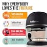 Non Toxic Air Fryer Pro 5-Quart 9-in-1 Glass Air Fryer with Rotisserie