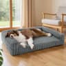 Bedsure ComfyFleece Orthopedic Dog Bed for Large Dogs with Washable Corduroy Cover