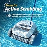 Dolphin E10 Automatic Corded Robotic Pool Vacuum Cleaner for Above Ground Pools