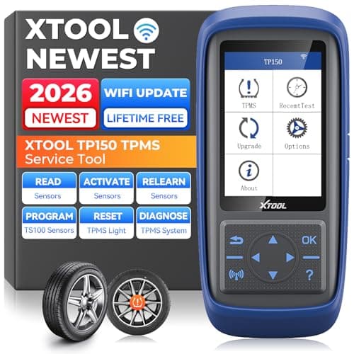 XTOOL TP150 TPMS Sensor Relearn Tool and Diagnostic Activation Scanner