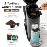 Ninja Single Serve Coffee Maker for Pods & Grounds with Built-in Frother (PB051)