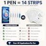 VieBeauti Teeth Whitening Pen Gel Kit with 35% Carbamide & Desensitizing Pen