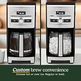 Cuisinart DCC-12 12-Cup Automatic Drip Coffee Maker with Front Swing Basket