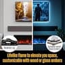 Westinghouse 50-Inch Smart Recessed and Wall Mounted Electric Fireplace