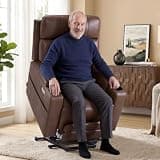 MCombo Model 7755 Dual Motor Power Lift Chair Recliner for Tall Users