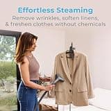 Pure Enrichment PureSteam XL Upright Standing Fabric Steamer with Hanger