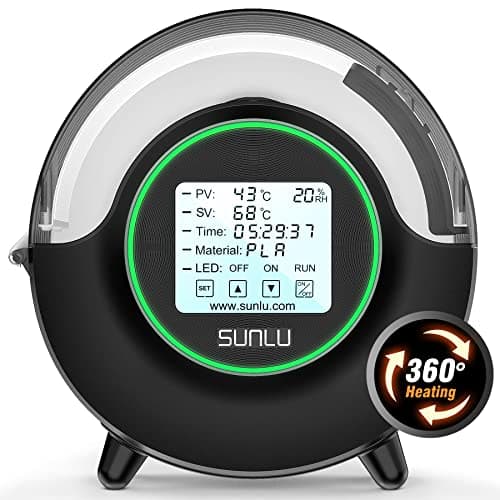 SUNLU S2 Single-Spool Filament Dehydrator with Active Circulation Fan System