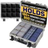 XL Waterproof Hard Shell Graded Sports Card Organizer Case with 8 Dividers