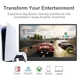 UFYQL 15.6-Inch 1080P FHD HDR IPS Portable Monitor with Adjustable Kickstand