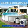 AQUASTRONG HEX018 18,000 BTU 120V Plug-and-Play Above-Ground Pool Heat Pump