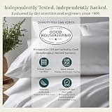 California Design Den 500 Thread Count Damask Stripe 100% Cotton Queen Sheet Set