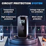 14.8V 8000A Peak Portable Car Battery Jump Starter Power Bank with Air Compressor