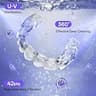 Vcyems 42kHz Ultrasonic Makeup Brush Cleaner with UV Sanitizing Chamber