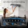 VIKIO HOME 30-Inch Under Cabinet Range Hood with Gesture Control, 900 CFM