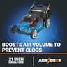 WORX Nitro WG752 21-Inch 40V Cordless Lawn Mower with Dual PowerShare Batteries