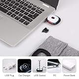 YunTuo Rechargeable 4-LED Winter Knit Beanie Cap with USB Flashlight