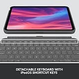Logitech Combo Touch Detachable Keyboard Case for iPad 10th Generation & A16 Series