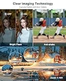 Compact 4K Digital Point-and-Shoot Vlogging Camera with 48MP Sensor and Autofocus