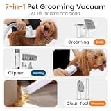 oneisall LM2 Premium Pet Grooming Vacuum Platform with Cordless Trimming Tools