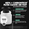PuroAir 240 HEPA Air Purifier for Allergies with CarbonTech Odor Filtration
