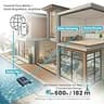 Betta Neo Solar-Powered Robotic Pool Skimmer with 600-Foot Gateway System