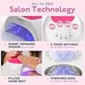 SUNUV SUN2C 48W UV LED Nail Lamp with Silicone Hand Pad & 4 Timer Settings