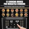 FineMade 12-in-1 Precision Glass Air Fryer with Programmable Temp Controls