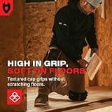 NoCry Flooring Knee Pads with Extra-Wide Gel and Thick Foam Cushioning