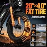 Likebike U12 Fat Tire Electric Bike, 1500W Peak Motor, 48V 20Ah Battery