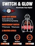 WASOTO Women's Constant-Voltage Heated Softshell Jacket with Power Bank