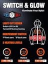 WASOTO Women's Constant-Voltage Heated Softshell Jacket with Power Bank