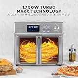 Kalorik MAXX 10-in-1 French Door Air Fryer Oven with Turbo MAXX, 26-Quart