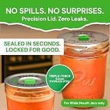 PURE MVP Heavy-Duty Aerospace Aluminum Manual Mason Jar Vacuum Pump Sealer Kit