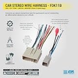Scosche FDK11B Aftermarket Stereo Wiring Harness for Factory Amplified Fords