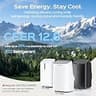 TECXERLLON 15,000 BTU Large Room Portable Air Conditioner with Auto-Swing Vents
